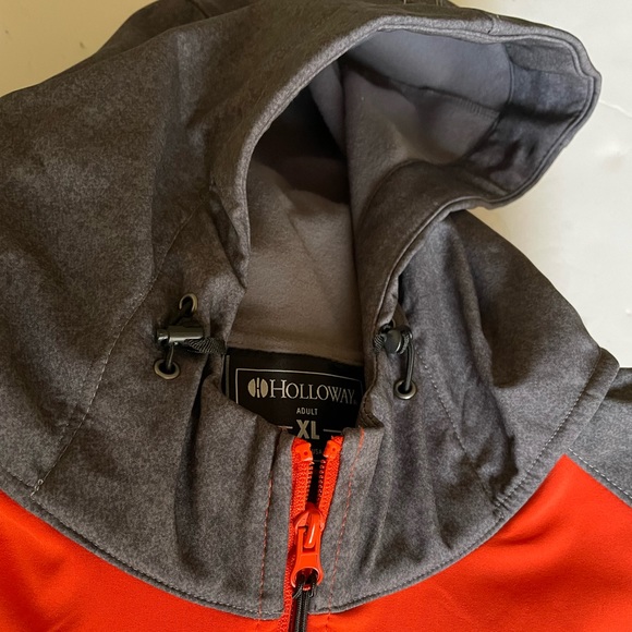 Holloway Raider Men Full Zip Softshell Hooded Sweater Jacket size XL - Picture 11 of 11